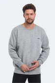 Slazenger KORAL IN Erkek Sweatshirt Gri - 1