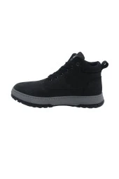 Bulldozer 230045 Hakiki Nubuk Deri Bağcıklı Erkek Bot Siyah Nubuk thumbnail 3