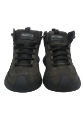 Bulldozer 230002 Hakiki Nubuk Deri Kavucuk Taban Erkek Bot Antrasit - 5