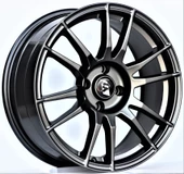 R1 Wheels 17 inç 5*105 ET35 Mat Füme Jant Takımı (J-288) - 1