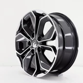R1 Wheels 16 inç 5*114.3 ET35 Siyah Jant Takımı (J-327) - 1