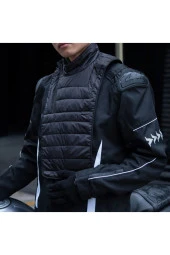 Motosiklet Boyun Rüzgar Koruma Uzun Hi-tech 600d Oxford Kumaş Sıcak Motor Göğüs Yağmur Koruma - 3