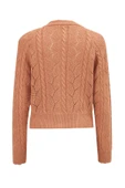 Peraluna ELLA CARDIGAN Ajur Detaylı Yazlık Düğmeli Kadın Triko Hırka - Somon thumbnail 9