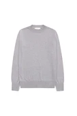 Styleboom X Peraluna CHELSEA PULLOVER Bisiklet Yaka Standart Kesim Kadın Triko Kazak - Gri - 5