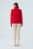 Peraluna VALERIA PULLOVER Boğazlı İnce Kadın Triko Kazak - Kırmızı thumbnail 8