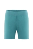 Peraluna %100 Pamuk Kadın Şort - TURKUAZ thumbnail 8