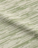 Far Afield VELZY CARDIGAN-TWISTED YARN Bisiklet Yaka Kısa Kol %100 Organik Pamuk Melanj Erkek Triko Hırka - Yeşil thumbnail 4