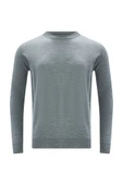 Peraluna Bisiklet Yaka Basic Erkek Kazak - ORTA GRİ - 7