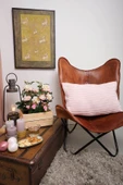 Peraluna FREE PILLOW %100 Organik Pamuk Triko Yastık Kılıfı 60X40 CM - Toz Pembe - 3