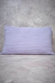 Peraluna FREE PILLOW %100 Organik Pamuk Triko Yastık Kılıfı 60X40 CM - Lila thumbnail 3