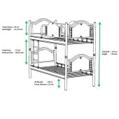 Teknor Avangard Genç Çocuk Odası AhşapBaşlık 90x190 & 90x200 Metal Ranza - 3