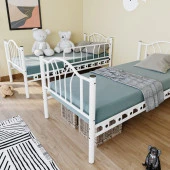 Teknor Bella 90x190 ve 90x200 Yatak Ölçülü Genç Çocuk Odası Metal Ranza - 6