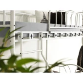 İmaj 3 Kişilik Ebeveyn Yatak Odası 3lü Yazlık Misafir Metal Ranza - 3