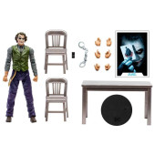 DC Multiverse Filmi The Dark Knight - Joker Sorgu Odası (Ledjer) (Altın Etiket) 7 İnç Aksiyon Figürü - 1