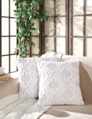 2li Punch Panç Desen Dekoratif Hediyelik Özel Tasarım Kırlent Kılıfı Yastık Kılıfı - 4