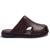 Hammer Jack 578165 Mildura Ortopedik Burun Kapalı Kahve Erkek Deri Terlik - 2