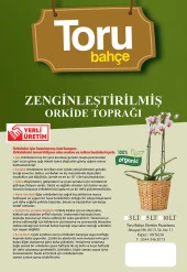 ORKİDE TOPRAĞI ZENGİNLEŞTİRİLMİŞ 3 lt  ÇAM KABUGU/PERLİT/HİNDİSTAN CEVİZİ VE VERMİKÜLİT - 1