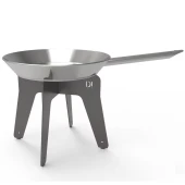 Izgaralı KARE Sac Ayağı Portatif Ateş Demiri Kamp ve Piknikcilere - 4