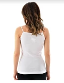 SEHER YILDIZI 0061 BAYAN RİBANA İP ASKILI ATLET 12 ADET  3XL BEYAZ thumbnail 3