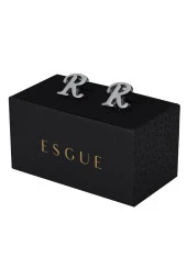 Esgue R Harfli Kol Düğmesi - 1