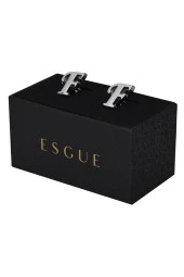 Esgue F Harfli Kol Düğmesi - 1