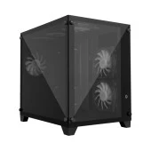 FRİSBY FC-9505G Phoenix 6x120mm RGB Fanlı Siyah Gaming Kasa - 2
