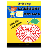 2-5 Yaş Labirent Boyama Kitabı - 1