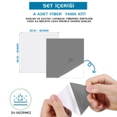 Argeus 4'lü Fiber Çanta Delik Tamir Yaması Gri thumbnail 2