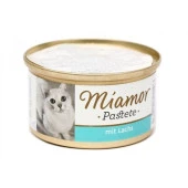 MİAMOR SOMONLU KEDİ KONSERVE YAŞ MAMA 85 GR - 1