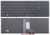 Acer Aspire ES 15 ES1-572-388T Notebook Klavyesi (Siyah TR) ışıklı - 2