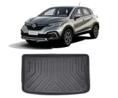 Rizline Renault  Captur 2021 Sonrası Üst Konum  3D Bagaj Havuzu Siyah thumbnail 1