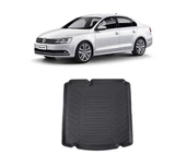 Rizline Volkswagen  Jetta  2011+ Comfortline-Highline   3D Bagaj Havuzu Siyah thumbnail 1