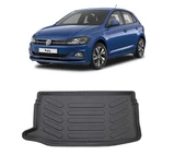 Rizline Volkswagen  Polo  Üst Konum 2009-2016  3D Bagaj Havuzu Siyah thumbnail 1