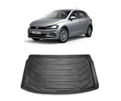 Rizline Volkswagen  Polo 2017 + Üst Bagaj  3D Bagaj Havuzu Siyah - 1