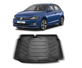 Rizline Volkswagen  Polo 2009-2016 + Alt Bagaj   3D Bagaj Havuzu Siyah thumbnail 1