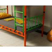 Teknor Carme 90x190 ve 90x200 Yatak Ölçülü Genç Çocuk Odası Metal Ranza - 6