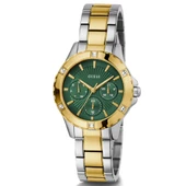 GUESS GUGW0723L1 ALTIN KAPLAMA YEŞİL KADRAN TAŞLI KADIN KOL SAATİ thumbnail 5