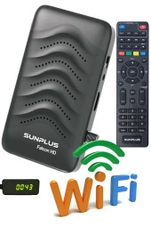 Sunplus Falcon Çanaklı-Çanaksız Wi-Fi Dahil Full Hd Sınırsız Sinema Paketli Uydu Alıcısı - 1