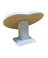 Kalp Yüzüklük Yüzük Standı Gri thumbnail 2