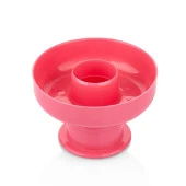 Plastik Yuvarlak Donut Hamur Kek Şekillendirici Kalıbı Kesici - 1 Adet thumbnail 1