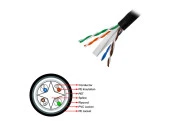 Frisby CAT 6 UTP Outdoor Kablo 305 Metre Dış Mekan Kalınlık: 0.58 mm-23 AWGss thumbnail 2