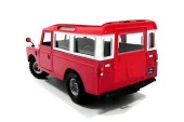 Bburago Land Rover Series II Kırmızı 1:24 Model Araba thumbnail 5