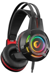 Rampage Miracle-X4 Siyah RGB LED 7.1 Mikrofonlu Oyuncu Kulaklığı - 1