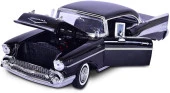 Motormax 1957 Chevy Bel Air Siyah 1:18 Model Araba thumbnail 3