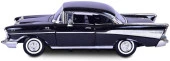 Motormax 1957 Chevy Bel Air Siyah 1:18 Model Araba thumbnail 4