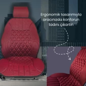 Space Oto Koltuk minderi, Toyota araçlara uyumlu 2'li set özel tasarım minder - 11