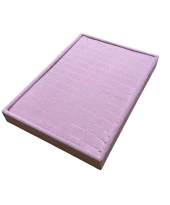 70 li Batırmalı Yüzük Tablası Pembe Kadife thumbnail 1