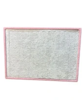 70 li Batırmalı Yüzük Tablası Pembe Gri Kadife thumbnail 3