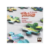 Ks Games Colorful House Near The Lake 500 Parça Puzzle thumbnail 2