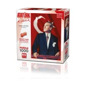 Ks Games Bayraklı Atatürk 1000 Parça Puzzle thumbnail 1